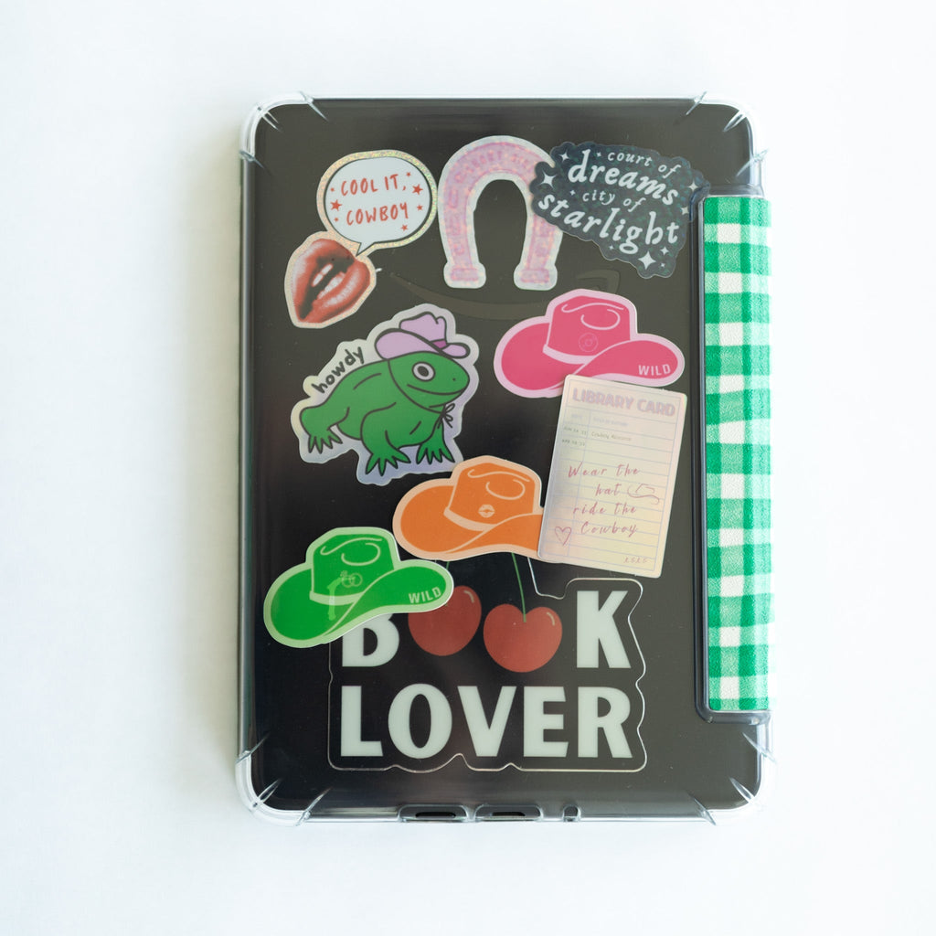 The Green Girl Gingham E-Reader Case