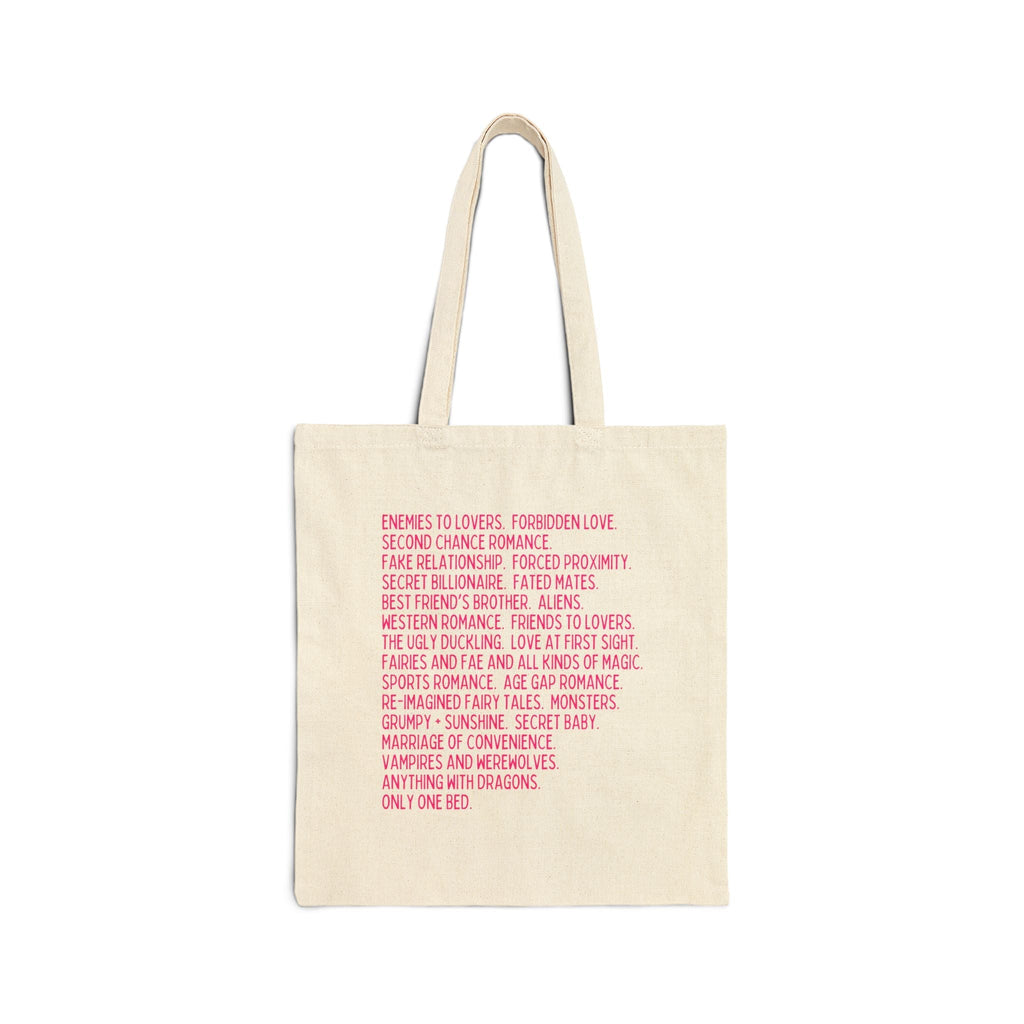 Romance Tropes Tote Bag