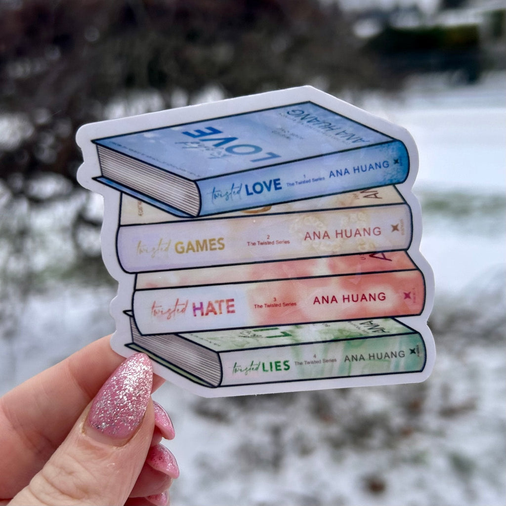 Twisted Series Bookstack Sticker